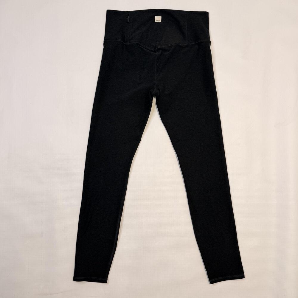 Vuori Leggings Womens Medium Black High Rise Ankle Zip Pocket Stretch Yoga Gym
